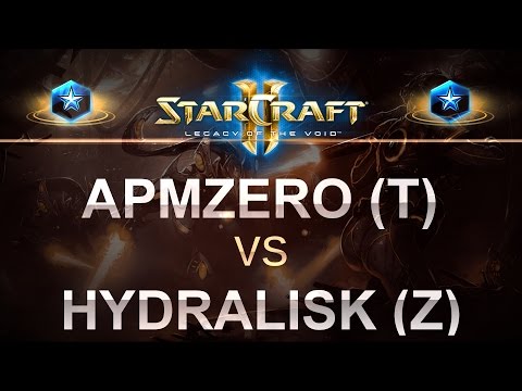 StarCraft 2 - LOTV 2017 - ApmZero (T) v Hydralisk (Z) on Abyssal Reef