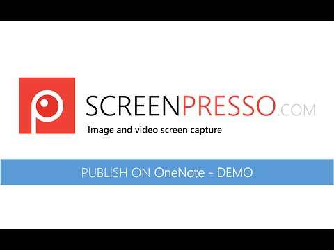 Screenpresso feature tour: Microsoft OneNote integration in Screenpresso