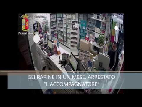 SEI RAPINE IN UN MESE.  ARRESTATO L'ACCOMPAGNATORE