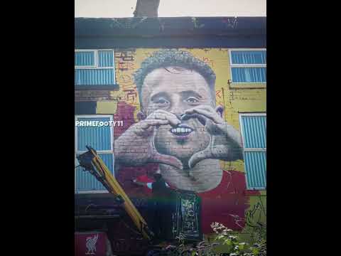 Liverpool fans made a memorial mural for Diogo Jota ❤