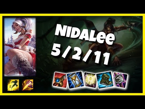 NA Challenger Nidalee JUNGLE (5/2/11) vs SKARNER Gameplay Replay - Patch 10.19