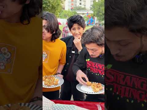 Pani Puri Eat Challenge for iPhone😳 #shorts