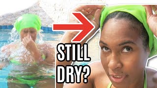 Does My Hair Stay Dry I Tried The  Swim Cap That Was Not Allowed in The Olympics