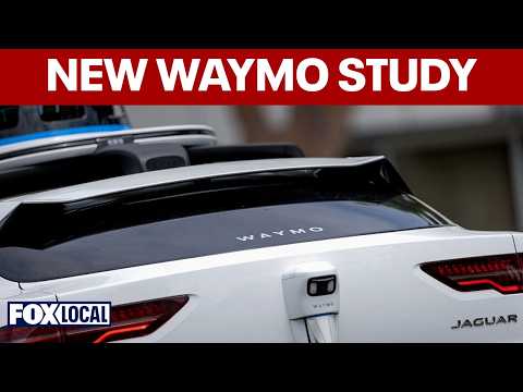 Study: Waymo's self-driving cars crash less than humans