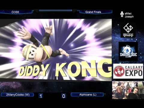 CCEE 2017 Smash 4 Singles - TEG | 2ManyCooks (Mario) Vs. TEG | Alphicans (Diddy) - Grand Finals