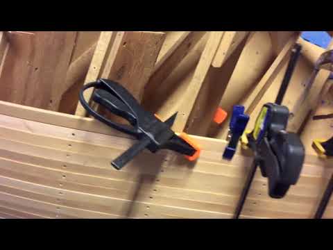 Boat Building the Haven 12 1/2 -strip planking  - Episode 32