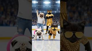 The poor baby pug went to Korea to learn short track speed skating.⛸️😢 #funny #pug #cute #pets