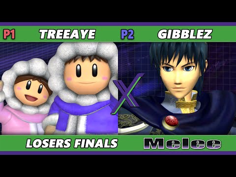 S@X 512 Losers Finals - Gibblez (Marth) Vs. Treeaye (Ice Climbers) Smash Melee - SSBM