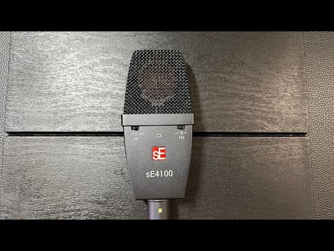 sE Electronics SE4100 Large Diaphragm Cardioid Condenser Microphone 2024 - Present - Black image 9