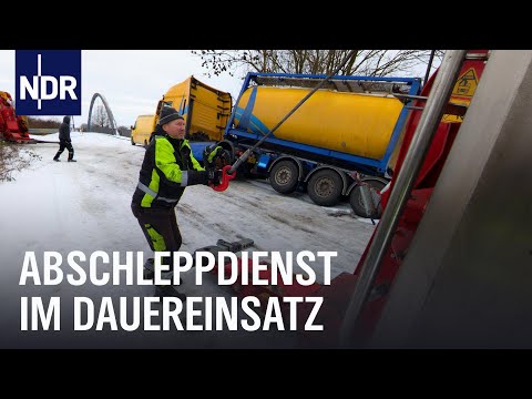 Winter im Norden: Abschlepper im Schneesturm | Die Nordreportagte | NDR Doku