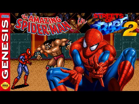 The Amazing Spider-Man in Streets of Rage 2 - ROM Hack [Sega Genesis]