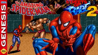 The Amazing Spider-Man in Streets of Rage 2 - ROM Hack [Sega Genesis]