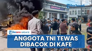 Berniat Melerai, Anggota TNI Justru Tewas Dibacok Pakai Golok saat Berada di Kafe Kawasan Wonosobo