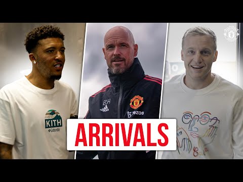 Erik ten Hag's First Day With The Squad || Player Arrivals 👋