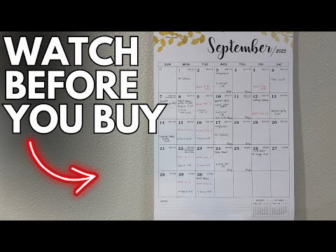 Review of Vertical Wall Calendar from Amazon