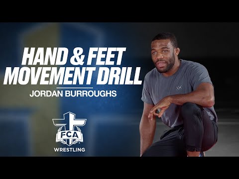 HAND AND FEET MOVEMENT DRILL - JORDAN BURROUGHS | FCA Wrestling TECHNIQUE