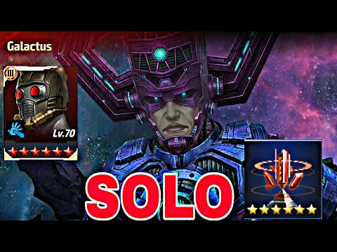 GALACTUS VS T3 STAR Lord SOLO With Obelisk - Marvel Future Fight