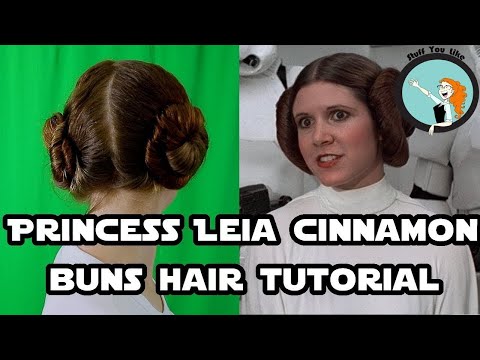 Princess Leia Cinnamon Buns | Star Wars Hair Tutorial