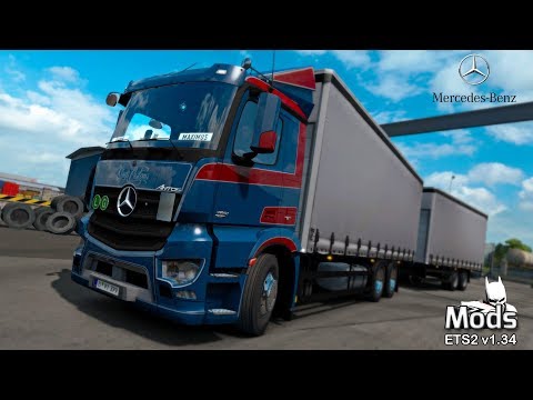 ETS2 v1.34 I Mod ▶️ Mercedes-Benz Antos ’12 + BDF [Deutsch]