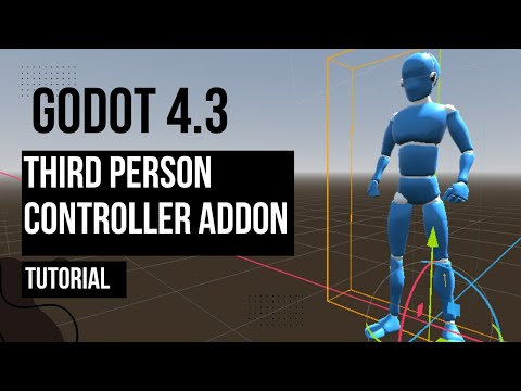 Godot 4.3 Third Person Controller Addon Tutorial ( 2025 )