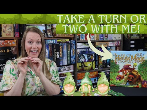 A Preview of HEDGE MAGE | A Light, Abstract Strategy Game for the Whole Family!