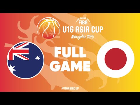 Semi-Finals | Australia v Japan | Full Basketball Game | FIBA U16 Asia Cup 2025