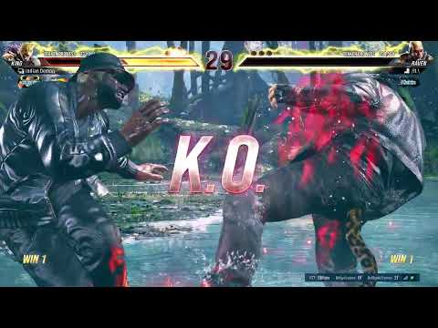 Tekken 8 King vs Secret intelligence agent Raven