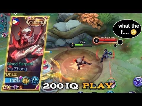 YU ZHONG 200 IQ PLAYS IN MCL! (MUST TRY!) | YU ZHONG BEST BUILD 2022 - MLBB