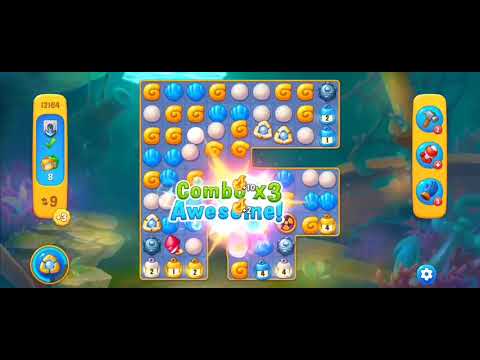 Fishdom Easy Level 12164 (with full seashell) @choraelmin