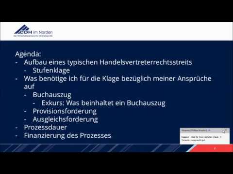 Für den Fall des Falles... damit Sie als Handelsvertreter gut gerüstet vor Gericht streiten können!