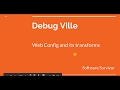 Web Config How To Create Web Config Transform