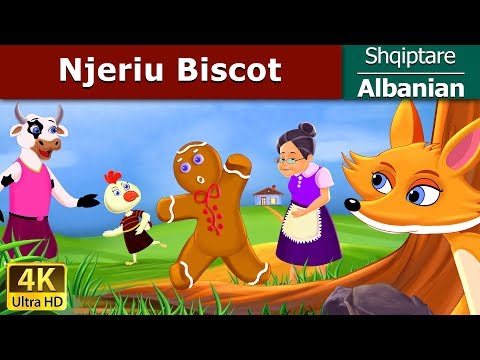 Njeriu Biscot | Gingerbread Man in Albanian | @AlbanianFairyTales
