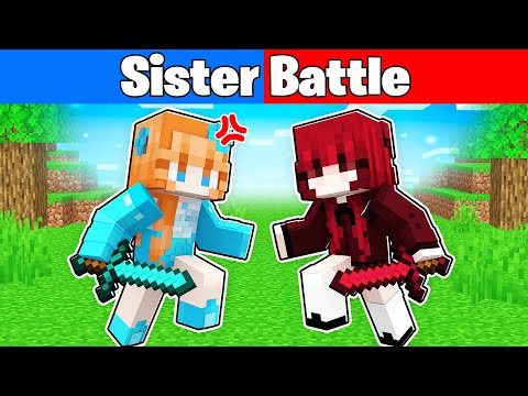 Omz Fan - Omz's Sister vs Roxy's Sister in Minecraft! - Parody Story(Lily and Crystal)