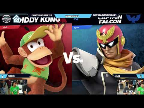 Gwinnett Brawl August 2019 - Player-1(Diddy) VS Agua(Falcon) - W. Round 3