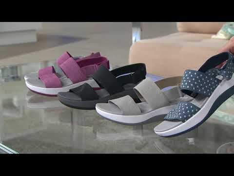 CLOUDSTEPPERS by Clarks Sport Sandals - Arla Jacory on QVC