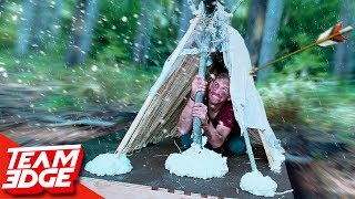 Shelter Building Battle! | Survive the Elements!!