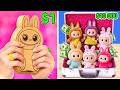 Rich VS Poor Labubu DIY Gadgets And Free Crafts By Poor And Giga Rich Girls