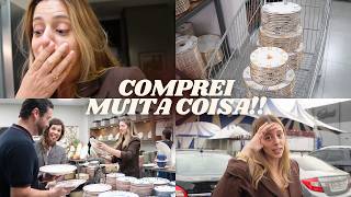 ESCOLHENDO LOUÇAS LINDAS PRA MINHA COZINHA | Vlog de comprinhas de louça para a casa nova!