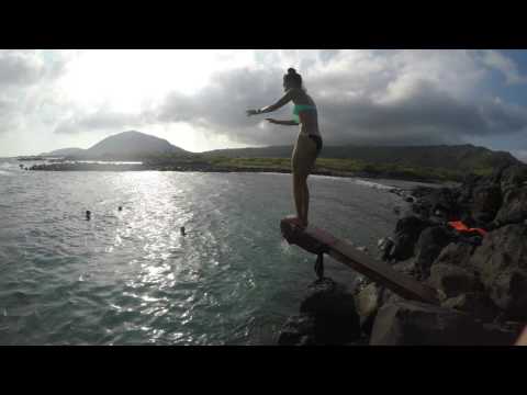 P and H Go On An Adventure - Alan Davis Beach, Oahu, Hawaii (October 2015)