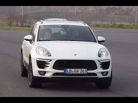 Riding shotgun in the new 2015 Porsche Macan SUV on road and off road