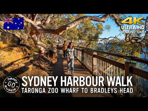 Sydney's Underrated Harbour Walk: Taronga Zoo to Bradleys Head | 4K