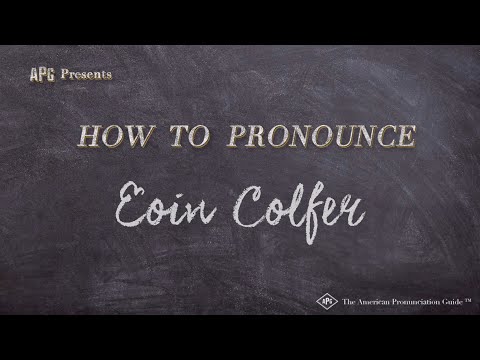 How to Pronounce Eoin Colfer (Real Life Examples!)