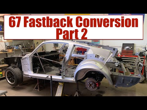 How To Convert a 67 Mustang Coupe to a Fastback  Part 2