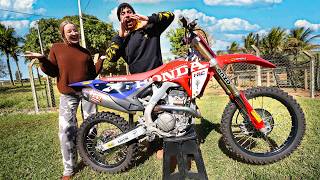 A KAVIC FEZ UMA SURPRESA PARA MINHA MOTO