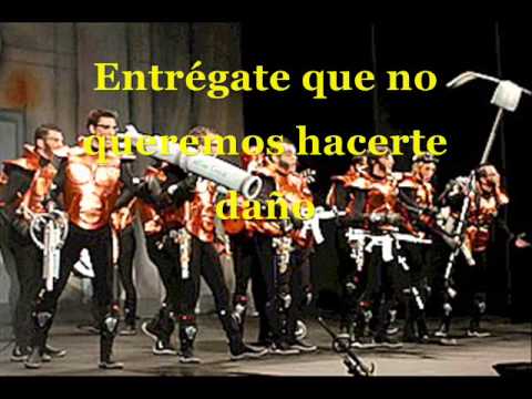 Cuarteta Final del Popurrí de la Chirigota Action Cadix  Carnaval 2004