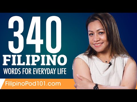 340 Filipino Words for Everyday Life - Basic Vocabulary #17
