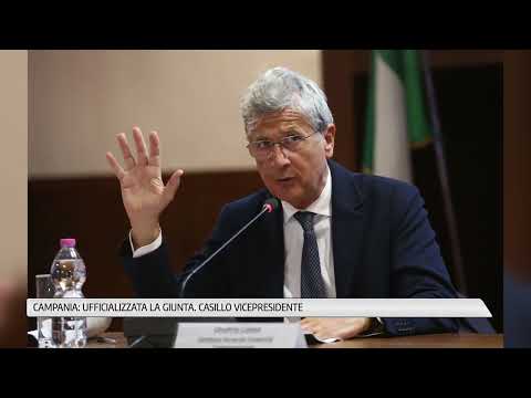 Il presidente della Regione Campania Roberto Fico ha nominato la nuova Giunta regionale