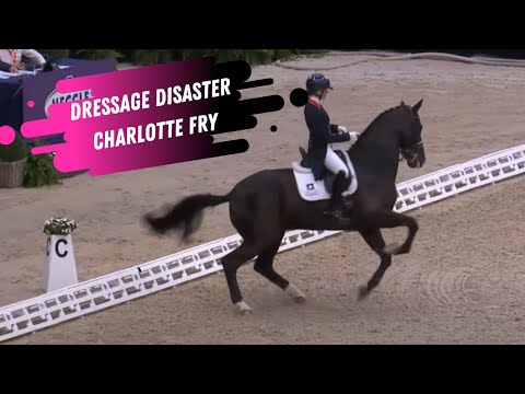 Dressage Disaster: Dark Legend Shows Charlotte Fry His Dark Side At The World Cup Grand Prix Final