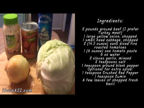 Healthy Unstuffed Cabbage Rolls Recipe