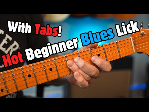 Beginner G Minor Blues Lick for Guitar with Tab